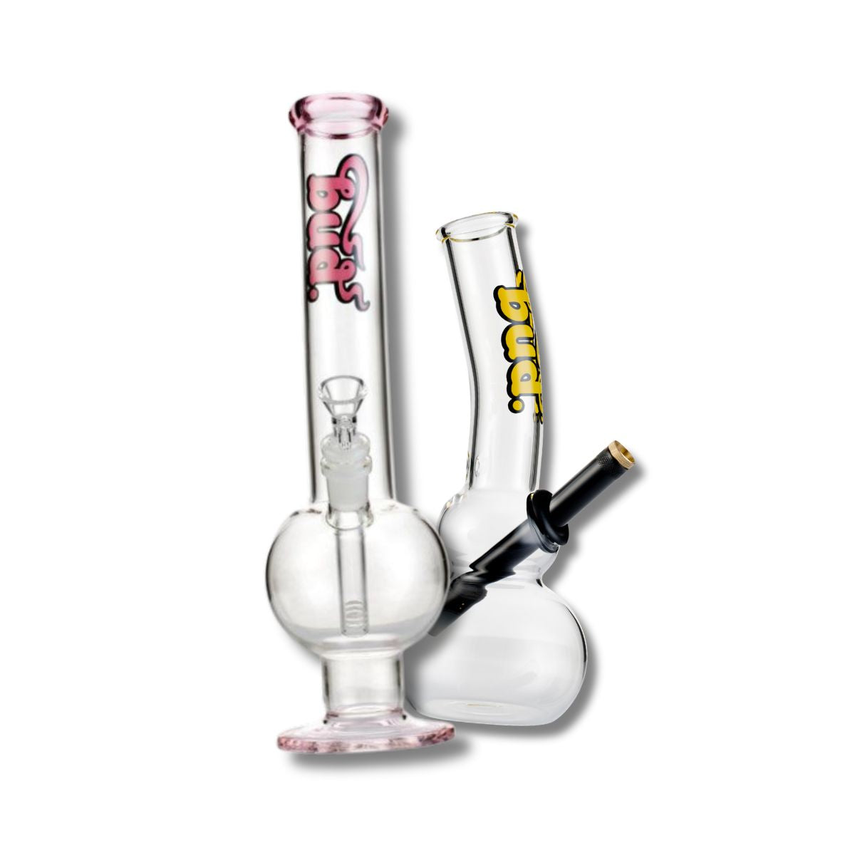 Bud Bent Bubble Bong 33cm