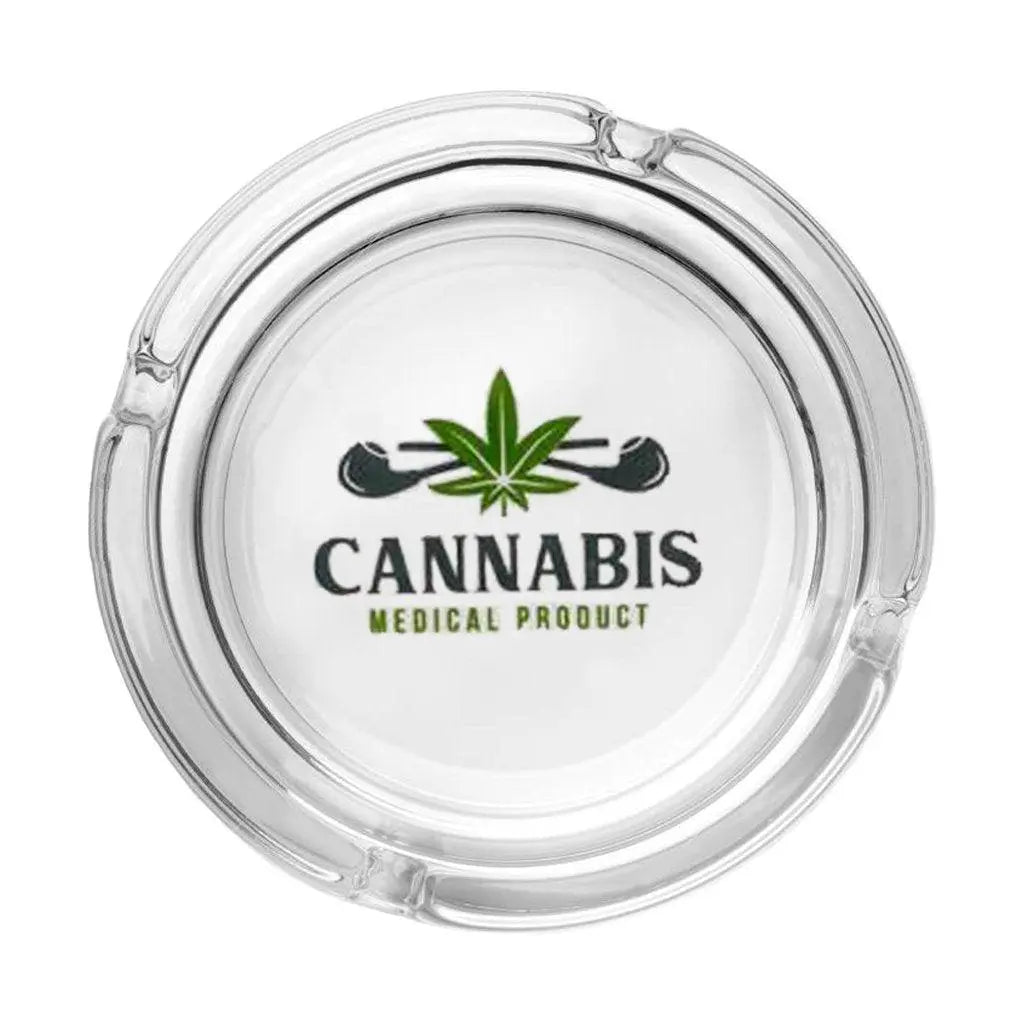 Cannabis Collection Glass Ashtray-MedicalProduct