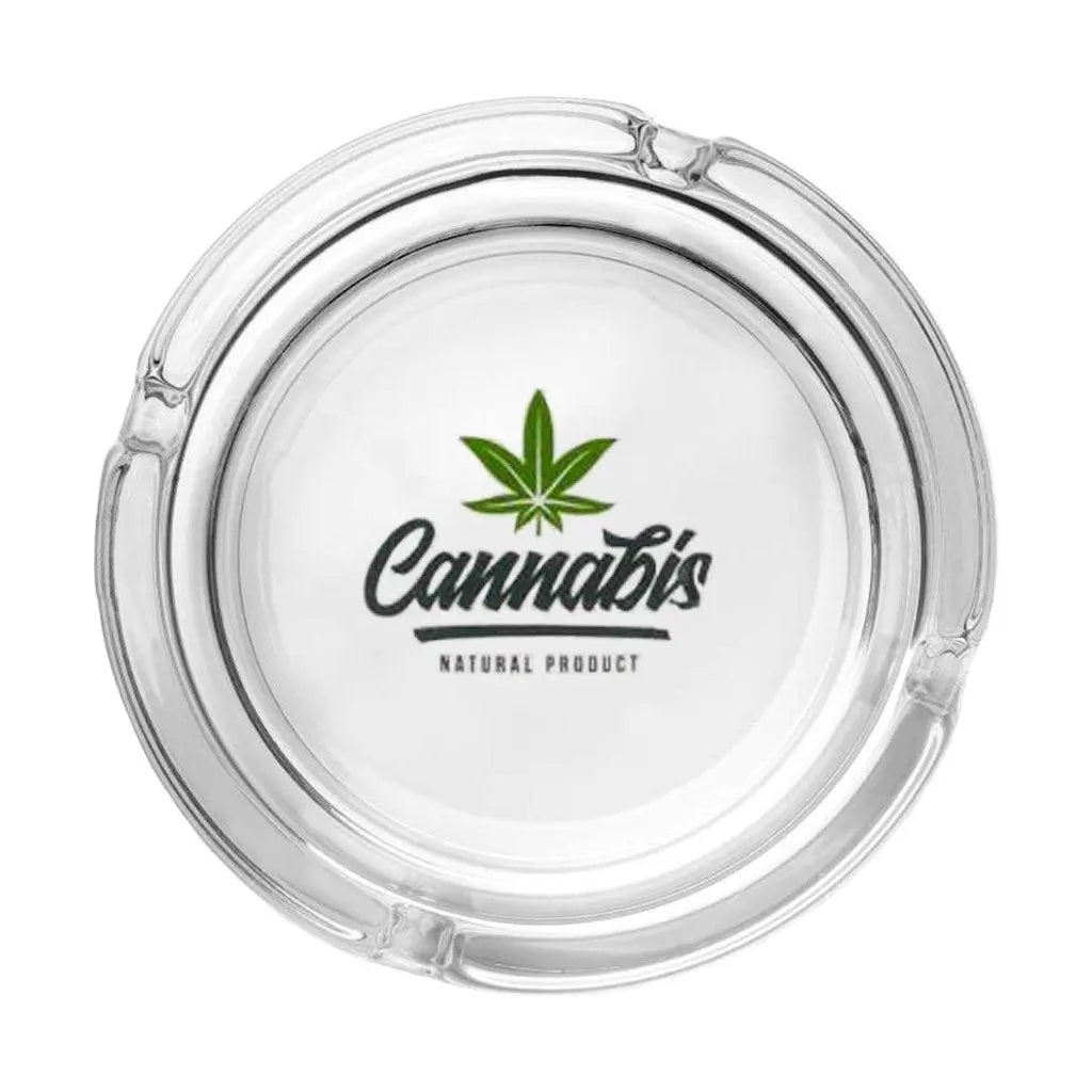 Cannabis Collection Glass Ashtray-NaturalProduct