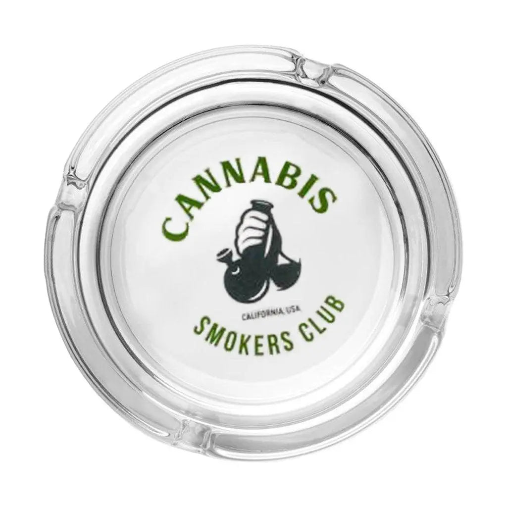 Cannabis Collection Glass Ashtray-SmokersClub