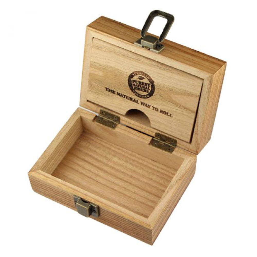 Classic Wood Storage Stash Box-