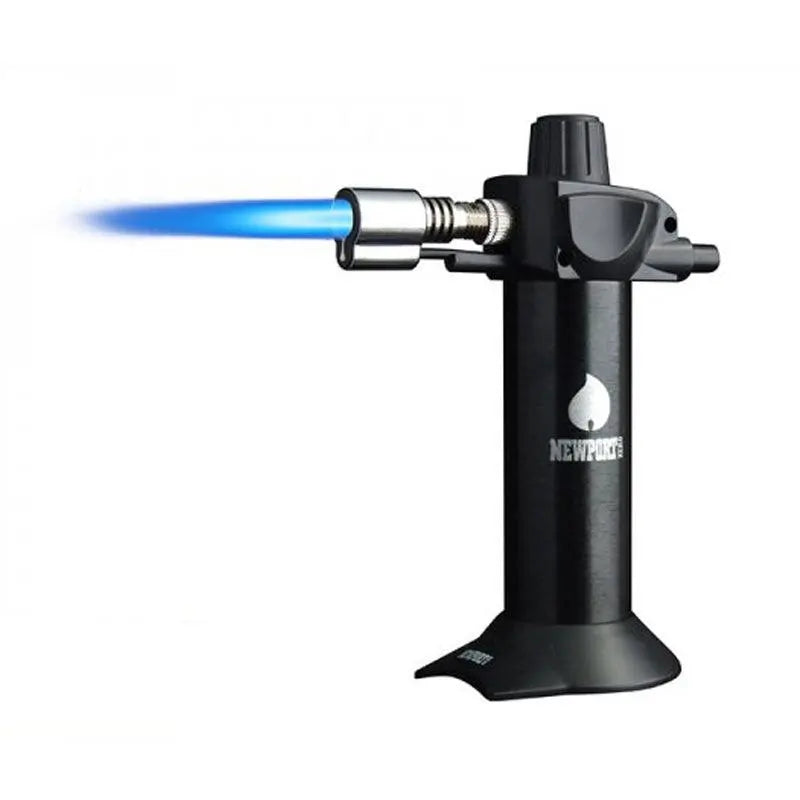 Newport Mini Butane Torch 12cm - Black-