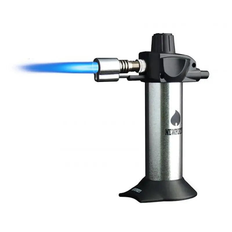 Newport Mini Butane Torch 12cm - Silver-