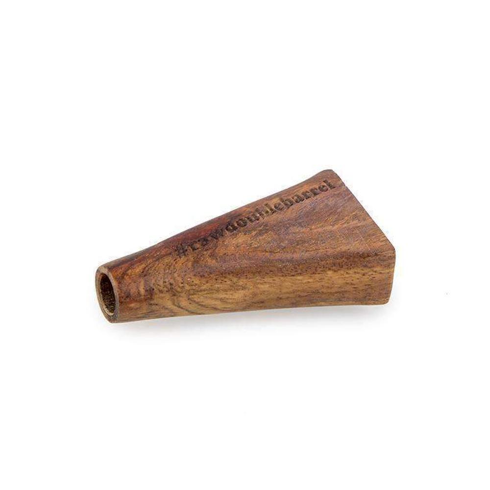 RAW Wooden Double Barrel Cone Holder - 1 1/4-
