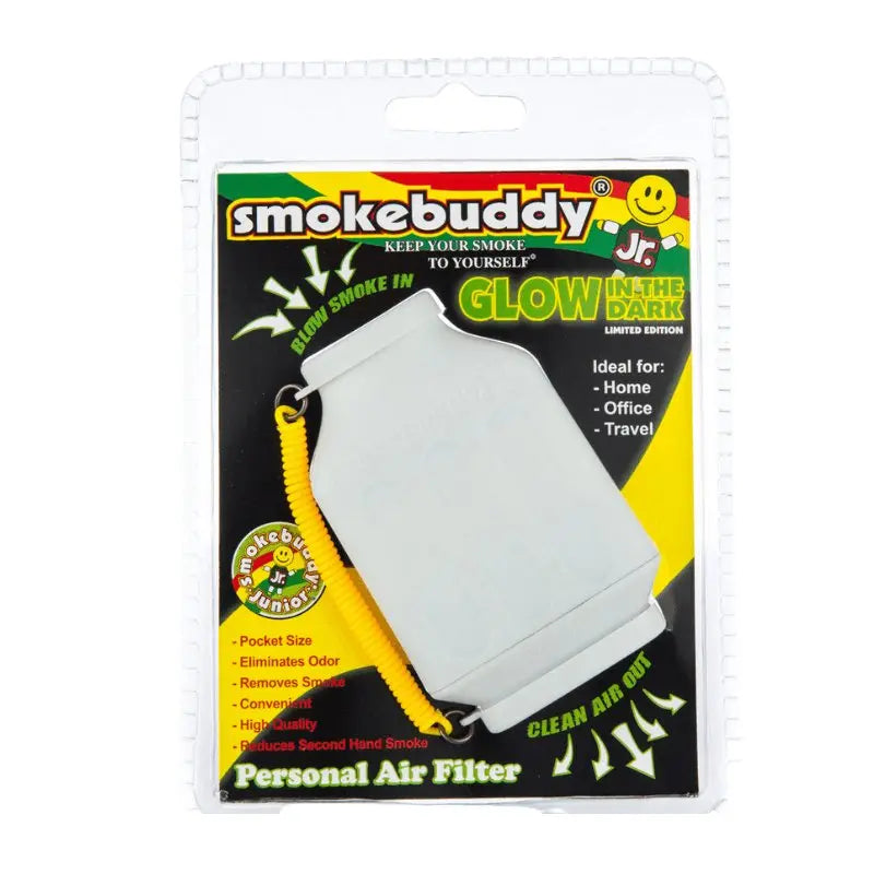 Smokebuddy Junior Personal Air Filter - Glow In The Dark White-