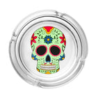 The Day of Dead Skull Collection Glass Ashtrays-Skull4