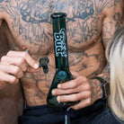 Bud Beaker Bong 25cm - Teal-