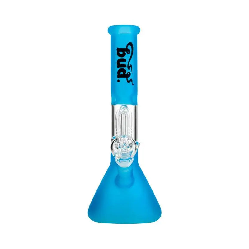 Bud Fluoro Tree Percolator Bong 28cm - Blue-