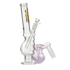 Bud Gripper Bong Bundle-Clear-Bulb-Ash-Catcher-Pink