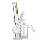 Bud Gripper Bong Bundle-Clear-Showerhead-Ash-Catcher-Pink