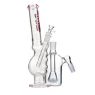 Bud Gripper Bong Bundle-Pink-Showerhead-Ash-Catcher-Clear