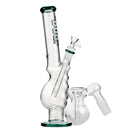 Bud Gripper Bong Bundle-Teal-Bulb-Ash-Catcher-Clear