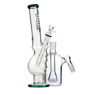 Bud Gripper Bong Bundle-Teal-Showerhead-Ash-Catcher-Clear