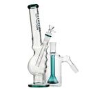 Bud Gripper Bong Bundle-Teal-Showerhead-Ash-Catcher-Teal