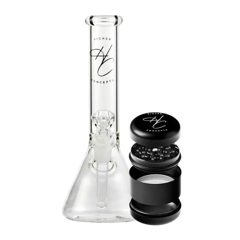 Higher Concepts Bong & Grinder Bundle Glass Bongs Australia