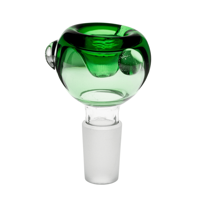 Bubble Glass Cone Piece 14mm- Green