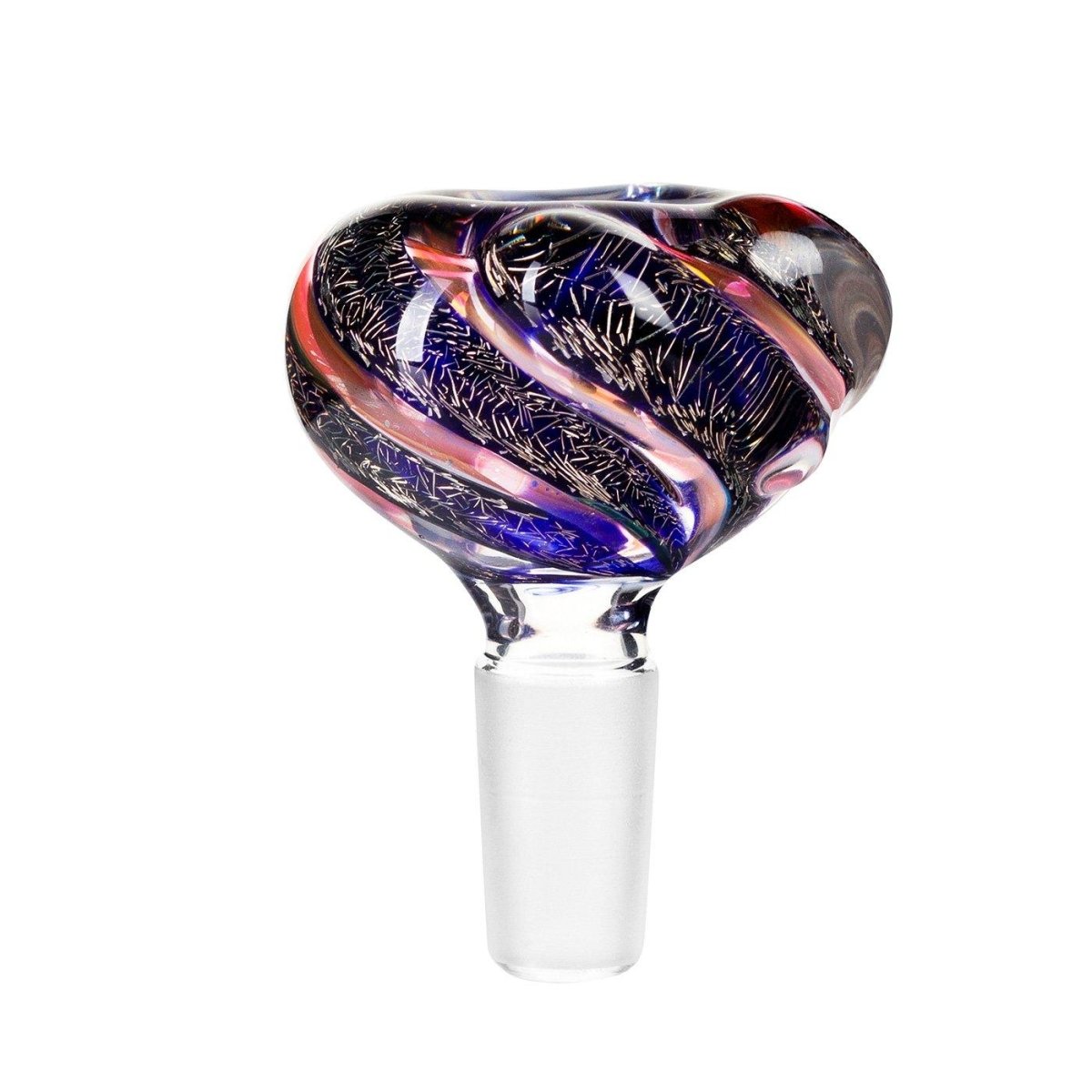 Frank Loves Glass Cone Piece 14mm - Confetti-Pink