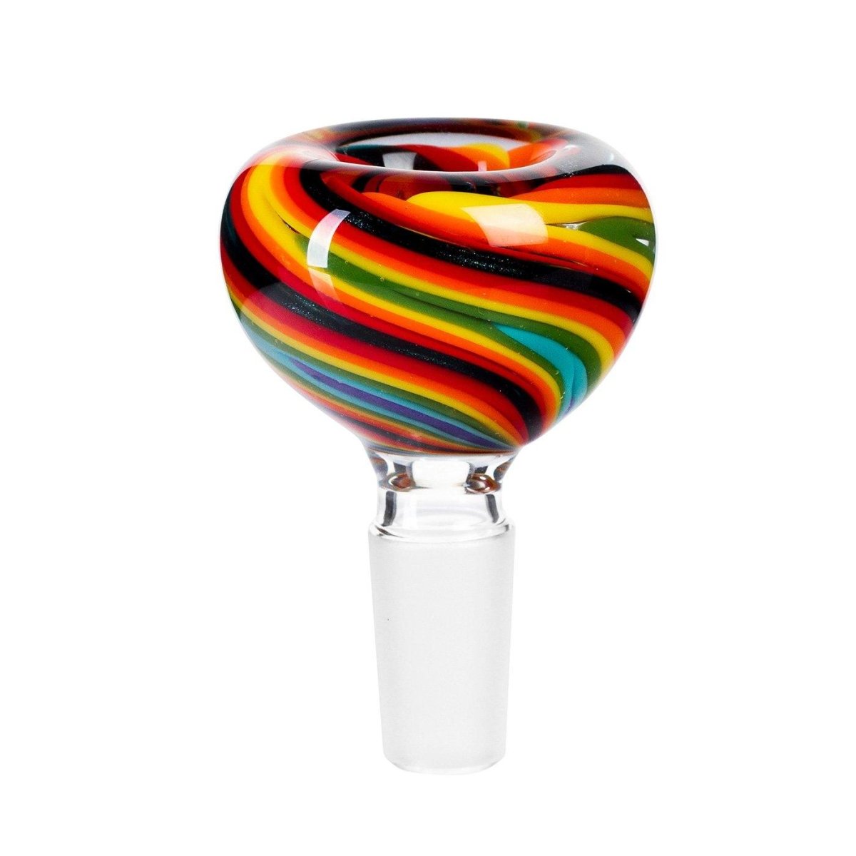 Frank Loves Glass Cone Piece 14mm - Rainbow-