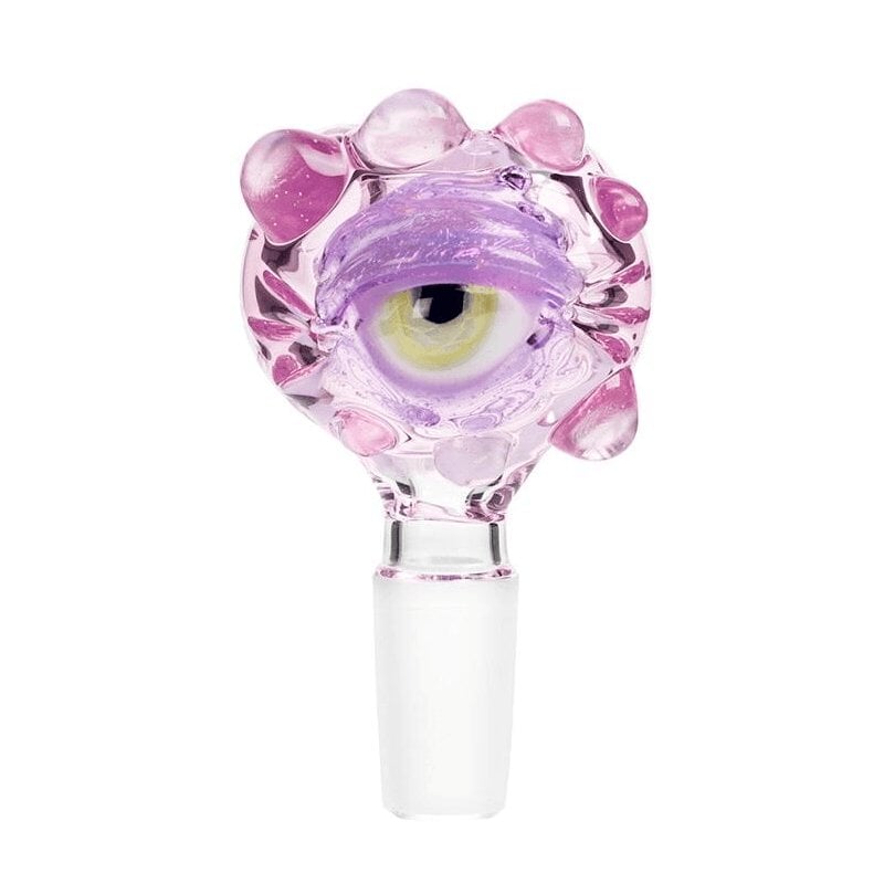Frank Loves Glass Eyeball Cone Piece 14mm - Purple-