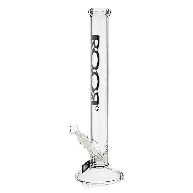 ROOR Straight Tube Bong 45cm - Black & White-