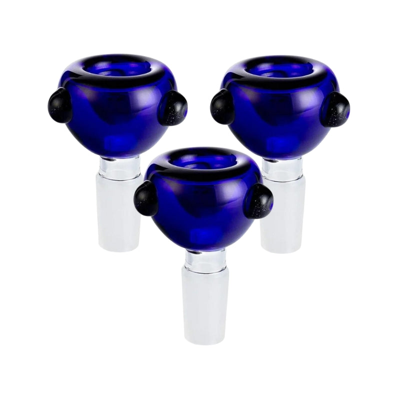 Bubble Glass Cone Piece 18mm (3 Pack)-