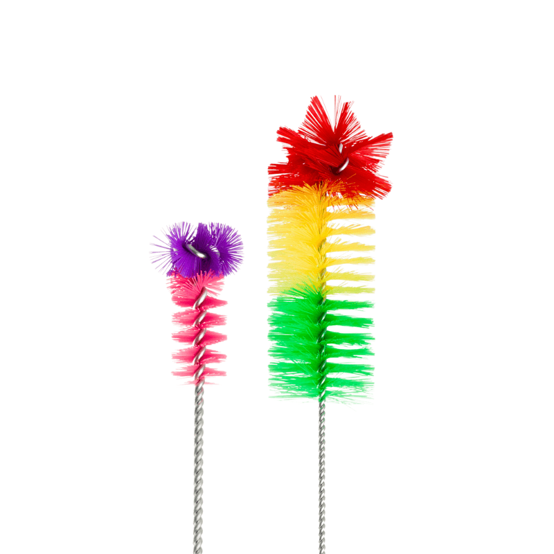 Bong Cleaning Brushes (2 Pack)-Pink-Purple-Rasta