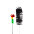 Bong Cleaning Brushes (2 Pack)-Rasta-Black