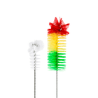 Bong Cleaning Brushes (2 Pack)-White-Rasta