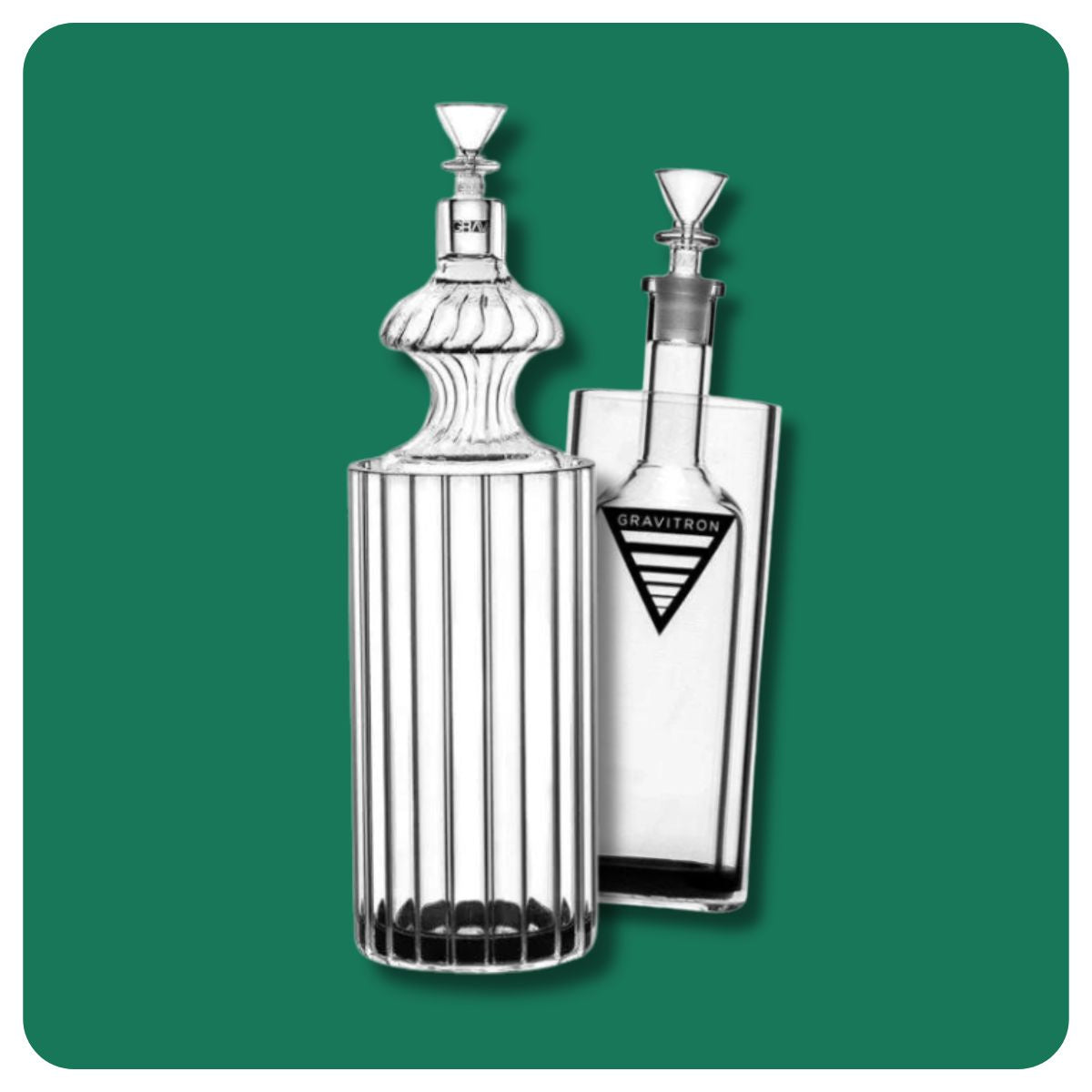 Two GRAV gravity bongs