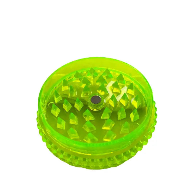 Bud 2-Part Acrylic Grinder 50mm - Yellow-