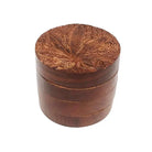 In Leaf We Trust 4 Part Wood & Aluminium Grinder 55mm-