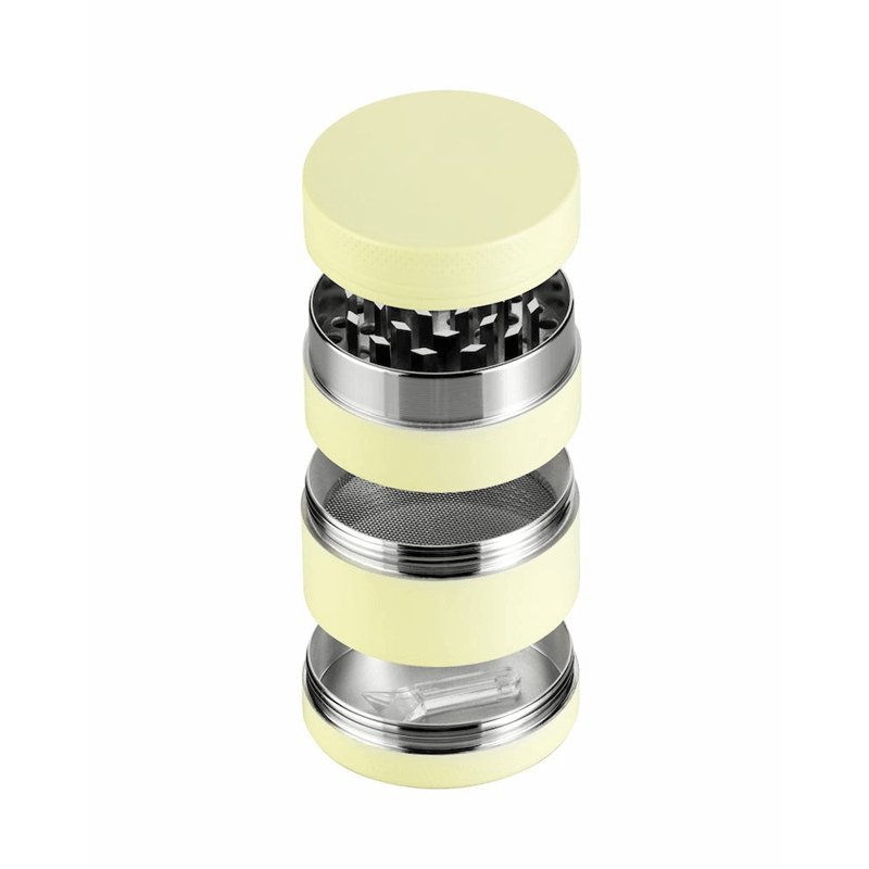 Pastel 4 Part Grinder 40mm-Yellow