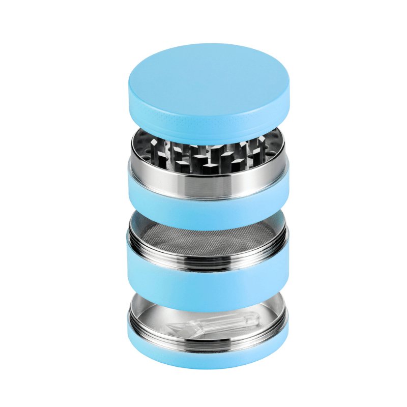 Pastel 4 Part Grinder 50mm-Blue