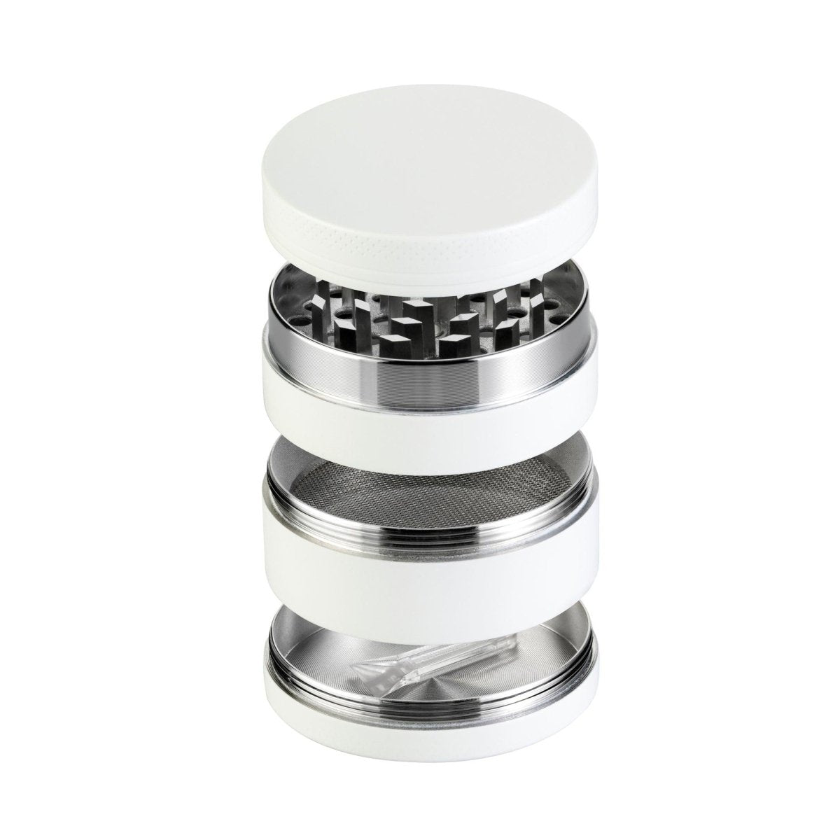 Pastel 4 Part Grinder 50mm-White