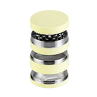 Pastel 4 Part Grinder 50mm-Yellow