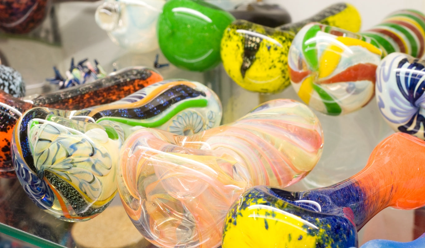 Multiple glass pipes