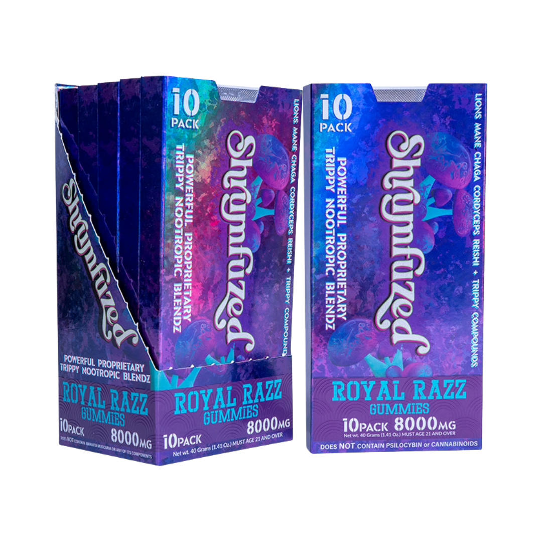 Shrumfuzed 10pk Gummies 800mg – Royal Razz-