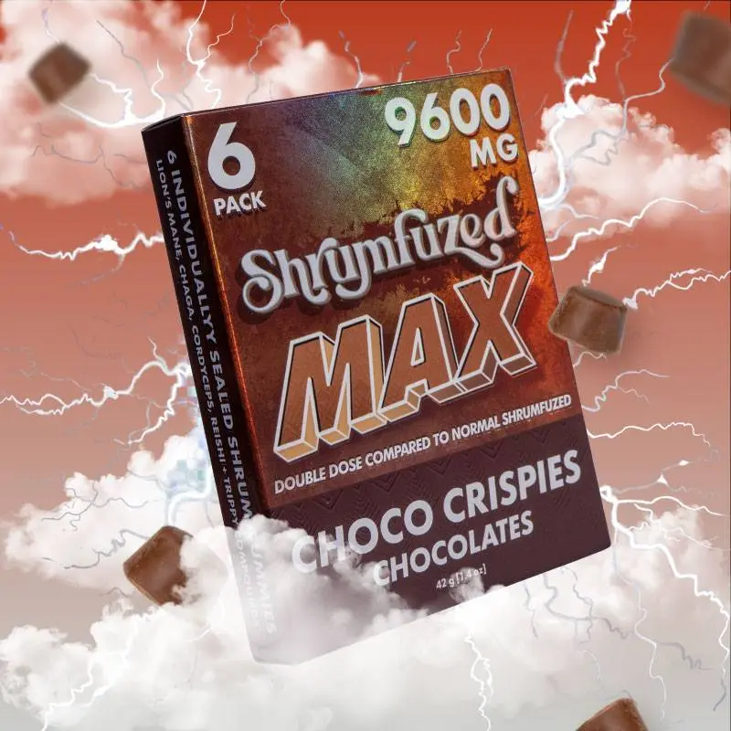 Shrumfuzed MAX 6pk Gummies 1600mg – Cocoa Crispies-