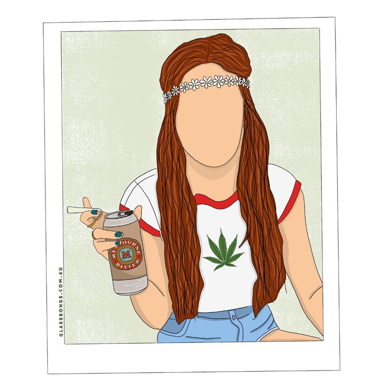 Hippy Vibes Sticker-