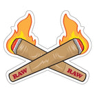 RAW Crossing Cones Sticker-