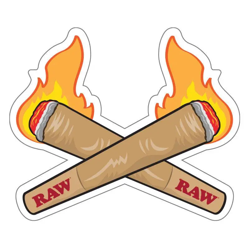 RAW Crossing Cones Sticker-