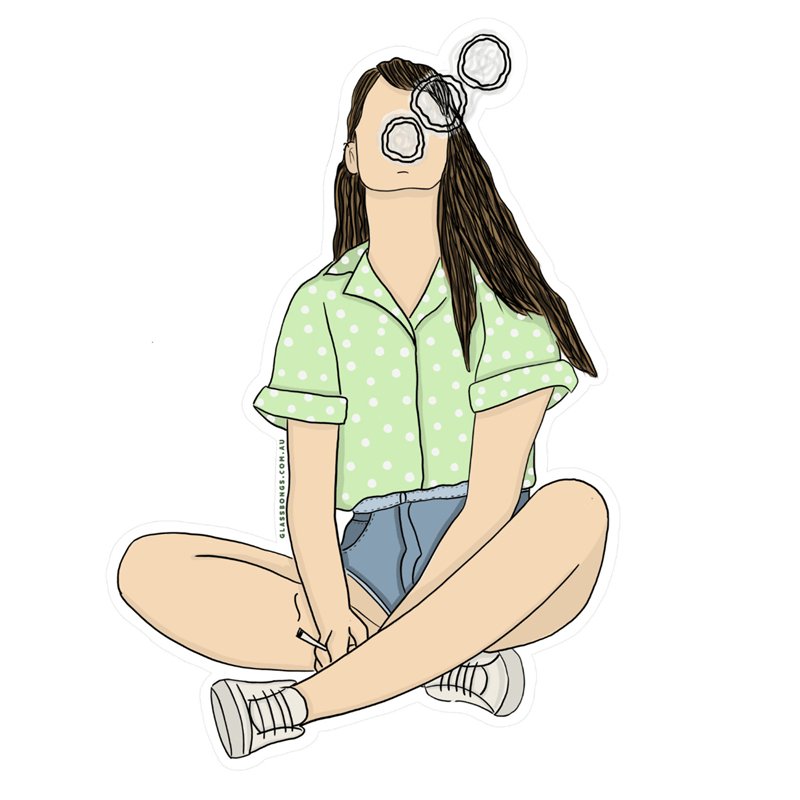 Smoke Rings Sticker-