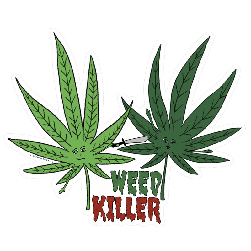 Weed Killer Sticker-