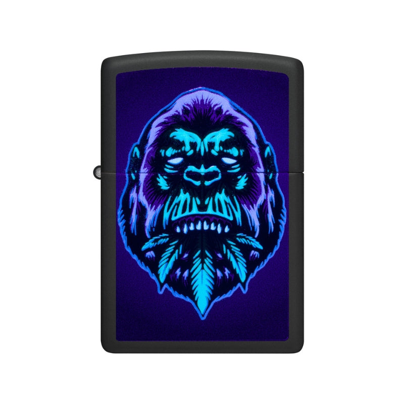 Zippo Cannabis Matte Blacklight Lighter-