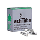Rolling Papers actiTube Charcoal Filter Tips - Slim View Glass Bongs Australia