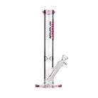 Bud Straight Tube Bong 30cm - Pink-