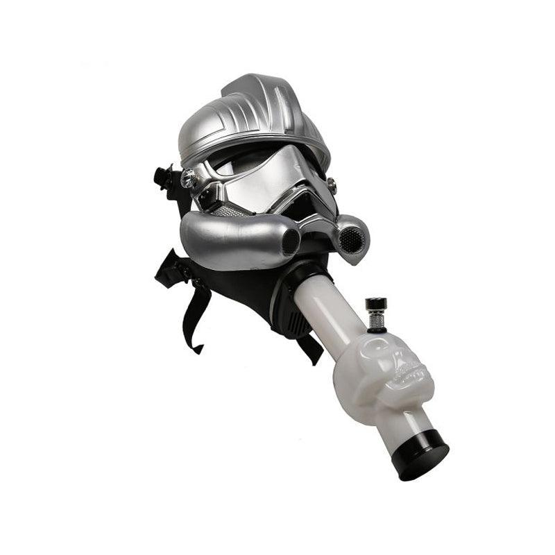 Star Trooper Gas Mask Acrylic Bong