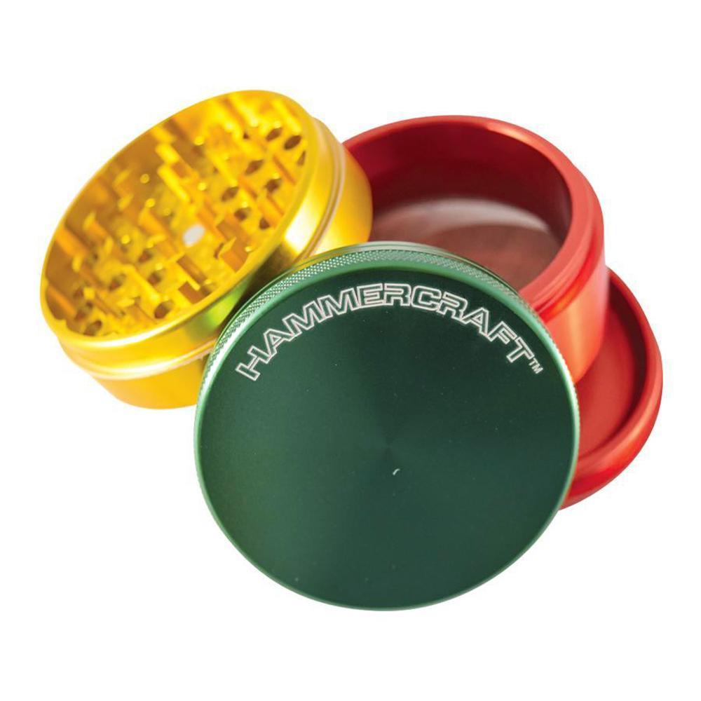 Hammercraft 4 Part Aluminium Rasta Grinder 63mm