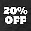 Black Friday Sale - 20% Off Everything