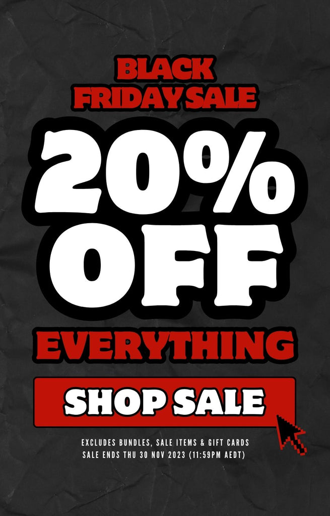 Black Friday Sale - 20% Off Everything